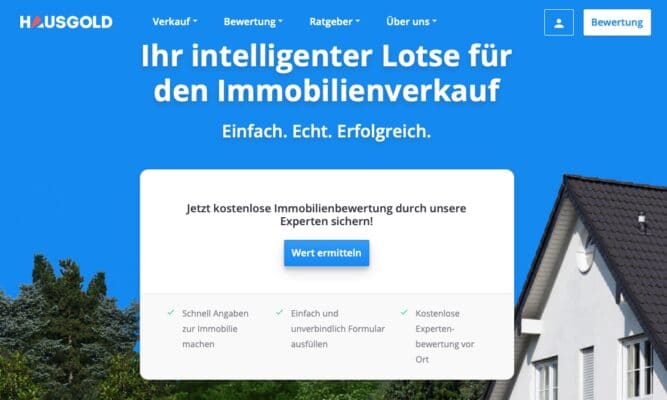 HAUSGOLD - die Maklersuche für Immobilienverkäufer