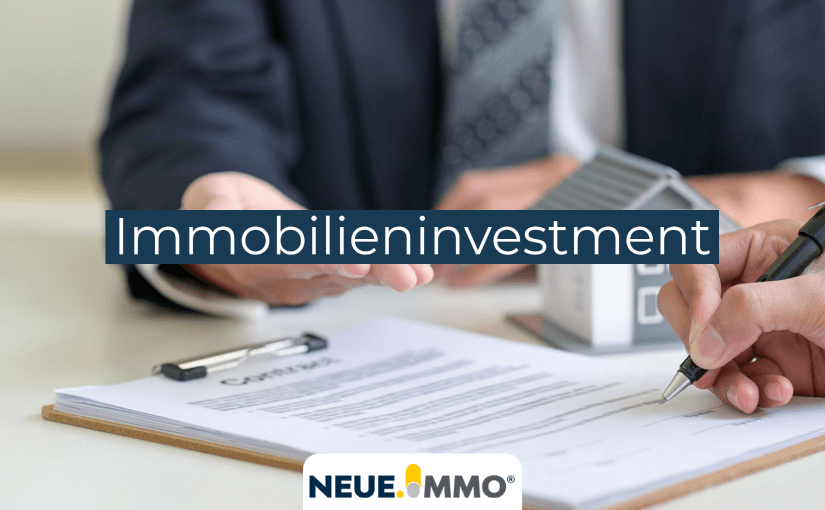 Sie sehen Immobilieninvestment