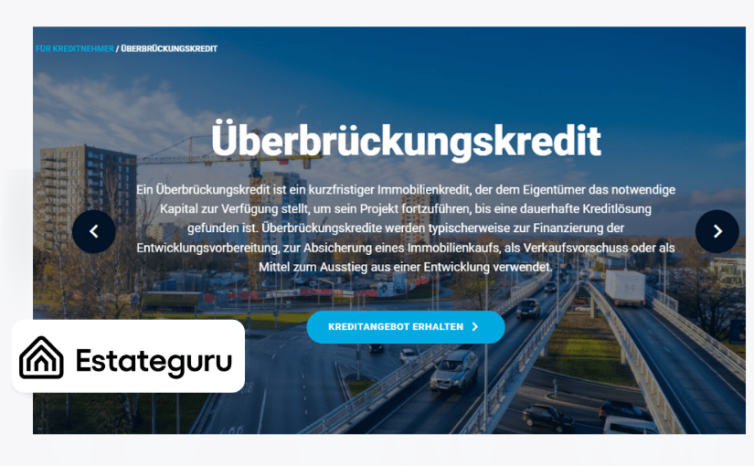 Estateguru Überbrückungskredit