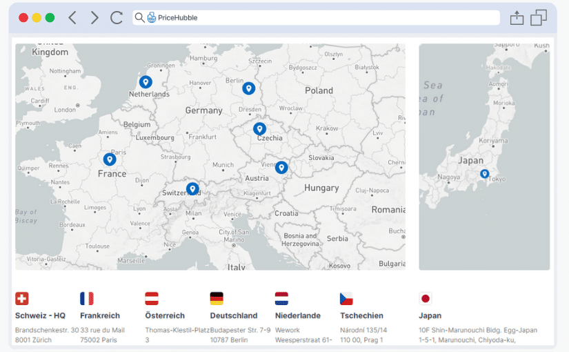 PriceHubble Standorte